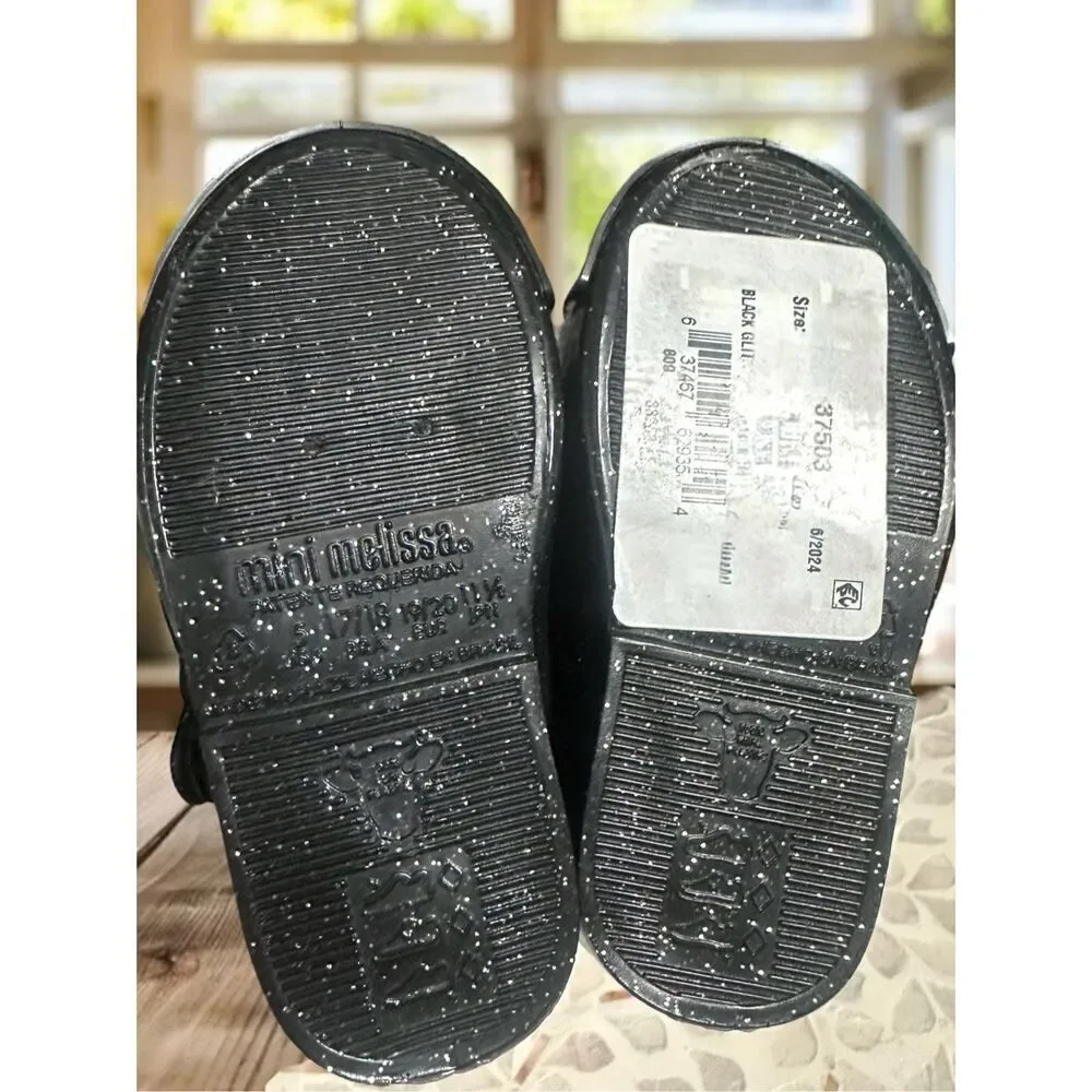 MINI MELISSA Toddler Infant Sweet Love Cap Toe Mary Jane Ballet Flat